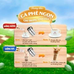 Cà Phê Hòa Tan Sữa Đá 3in1