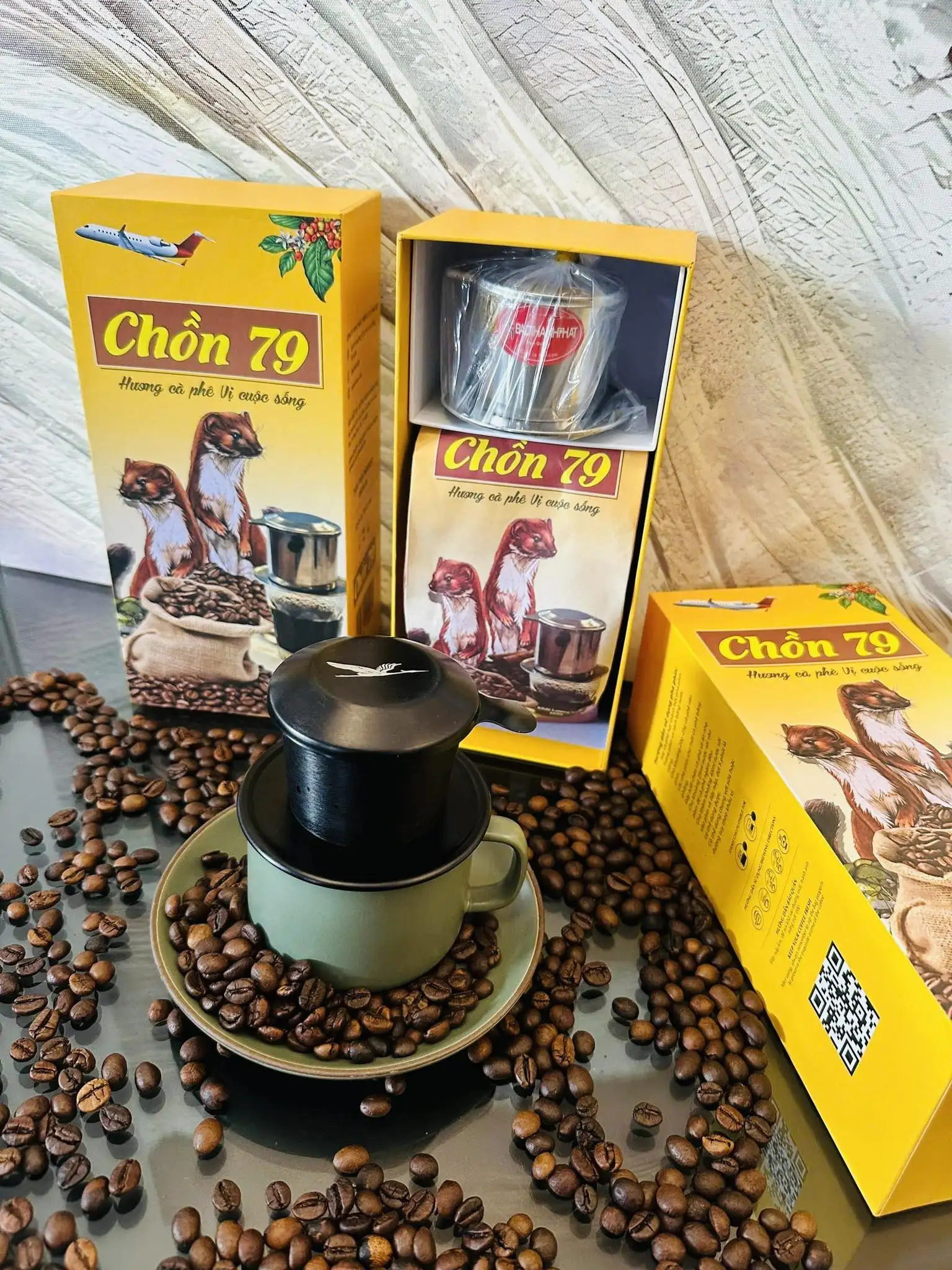 Cà Phê Rang Xay Chồn 79 – 500g